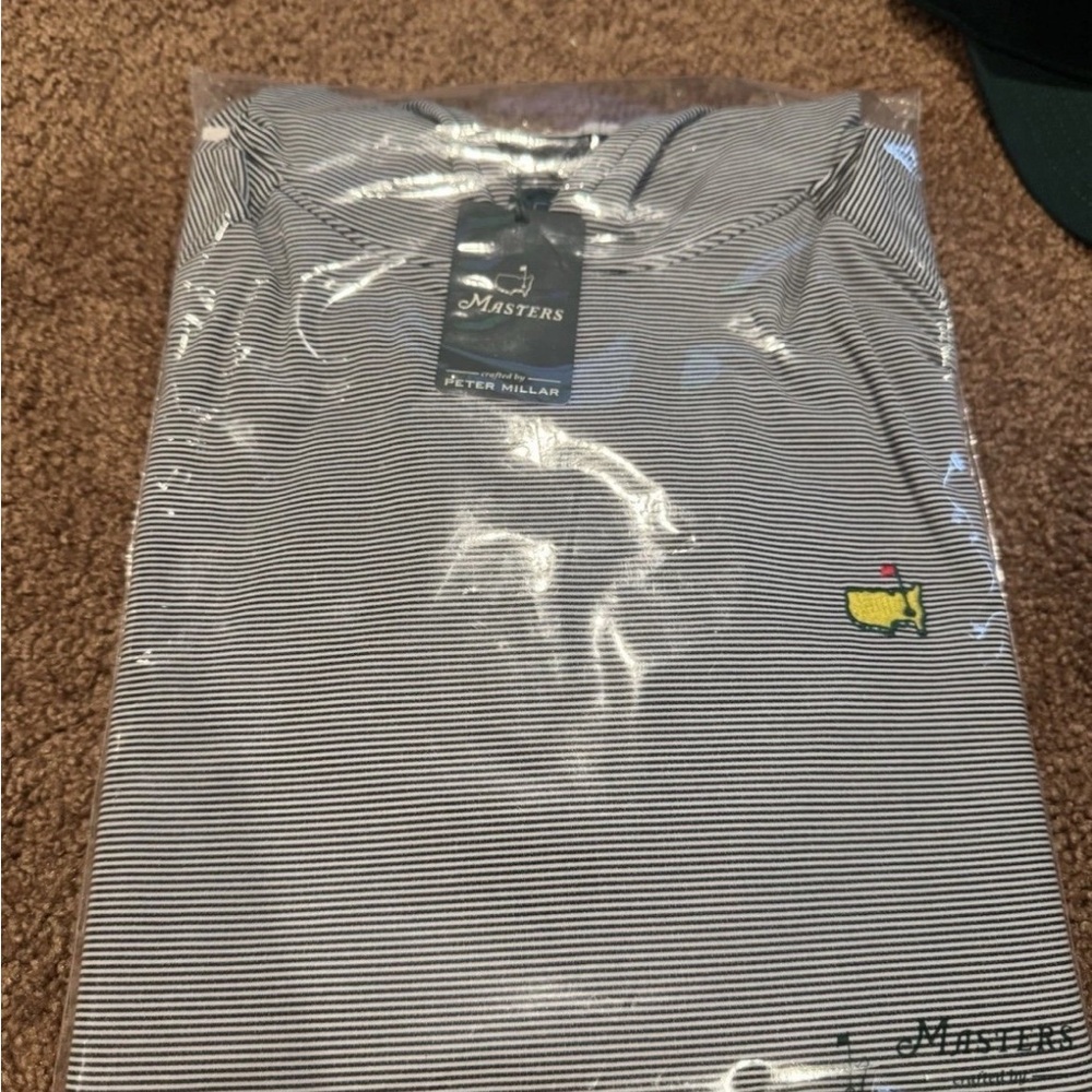 2025 MASTERS by Peter Millar Men's Crown Sport Golf Performance Pullover Hoodie